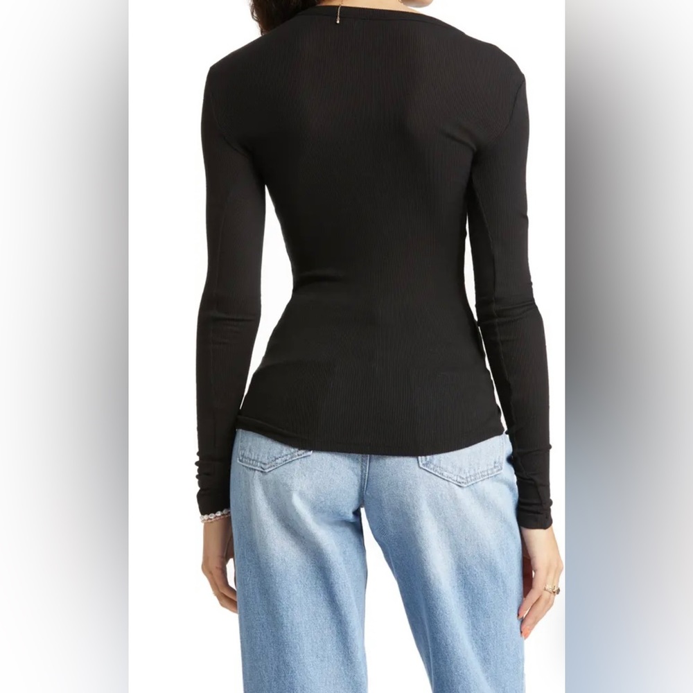 BP Long Sleeve Ribbed Tee - Picture 3 of 6